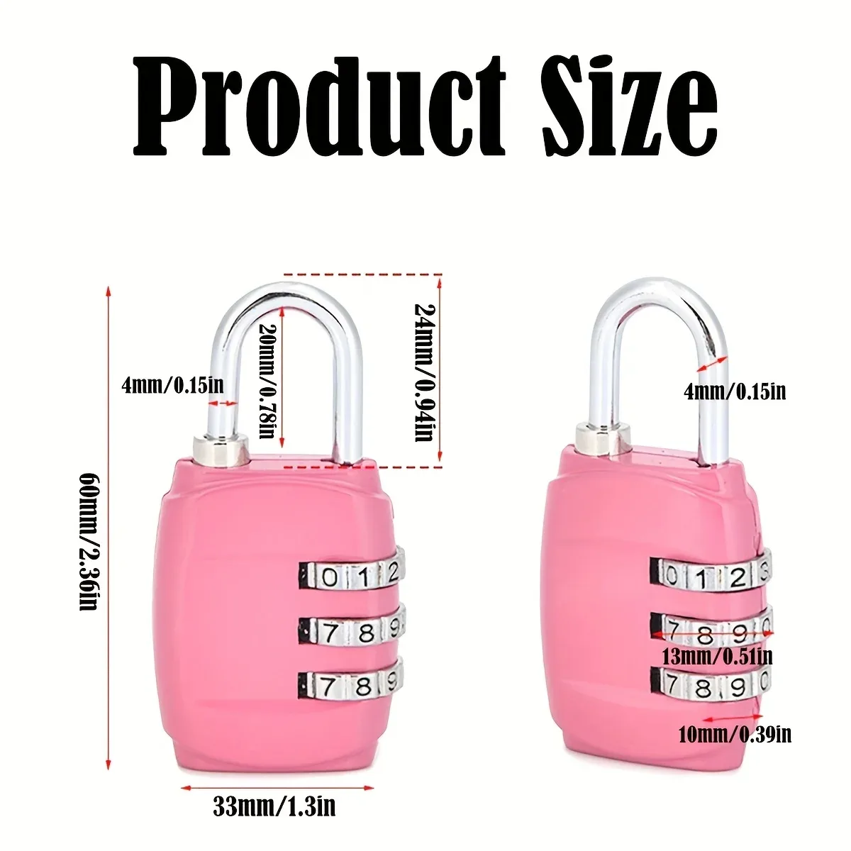 mini cadenas à combinaison à 3 chiffres en alliage de zinc, disponible en plusieurs couleurs, serrure à code de sécurité pour bagages, valises, sacs à dos, tiroirs et armoires