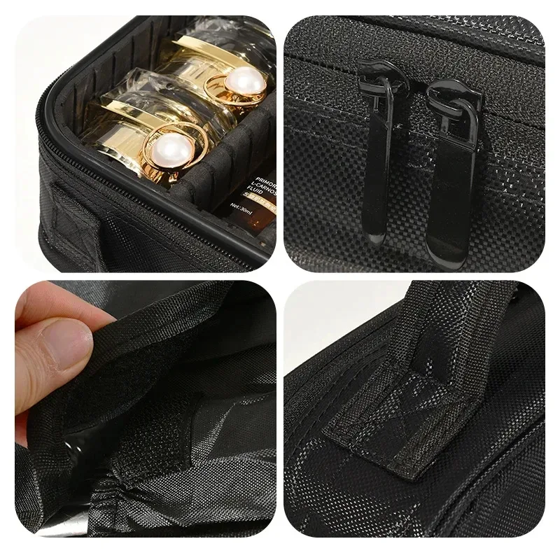 nouvelle trousse de maquillage pour femmes, étanche, pour voyage, rangement de pinceaux de beauté, outils de broderie, étui cosmétique professionnel, boîte de maquillage