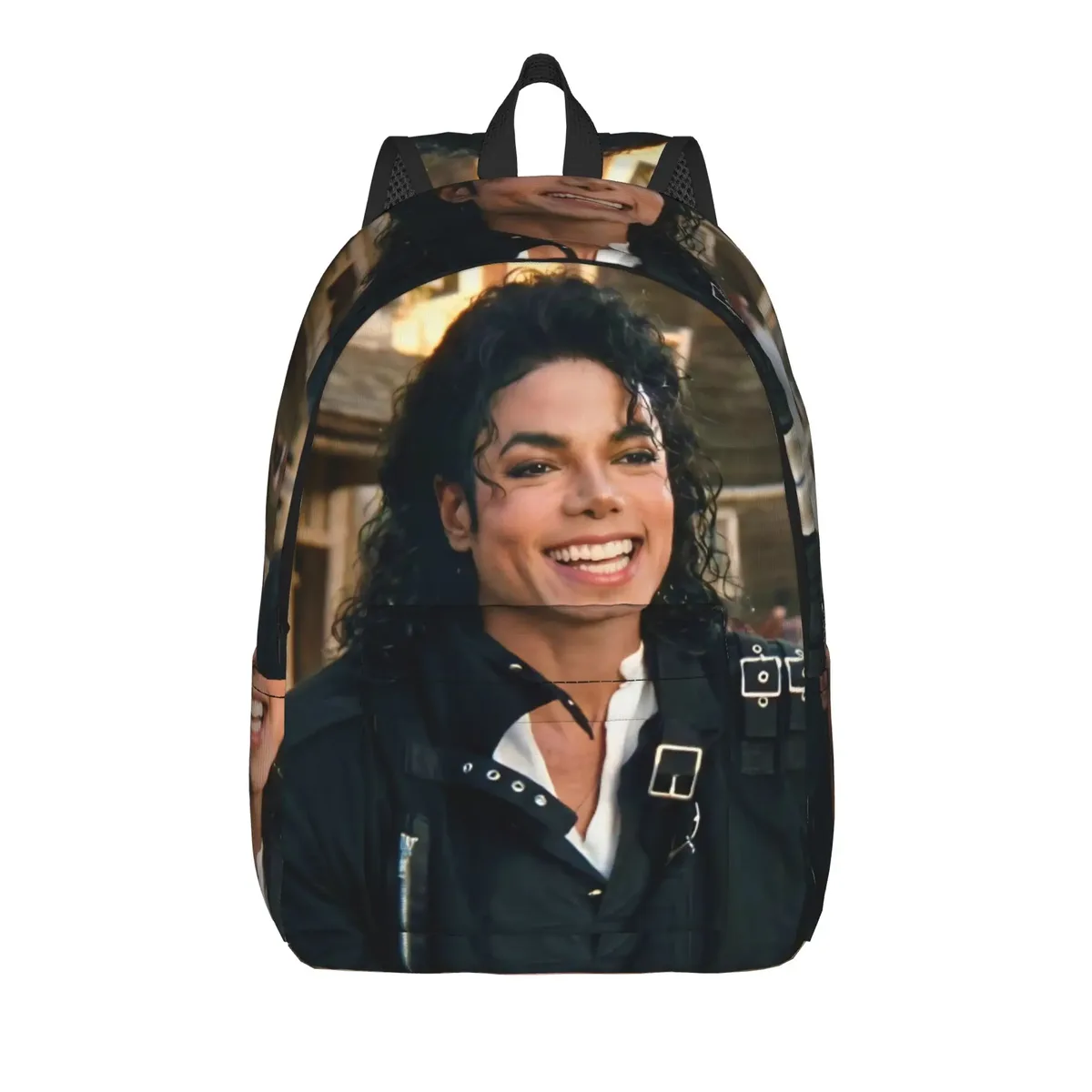 sac à dos michael jacksons musical movie 2026 avec poche, sac à dos de travail pour étudiants, sac à dos de jour pour hommes et femmes, sacs en toile pour ordinateur portable