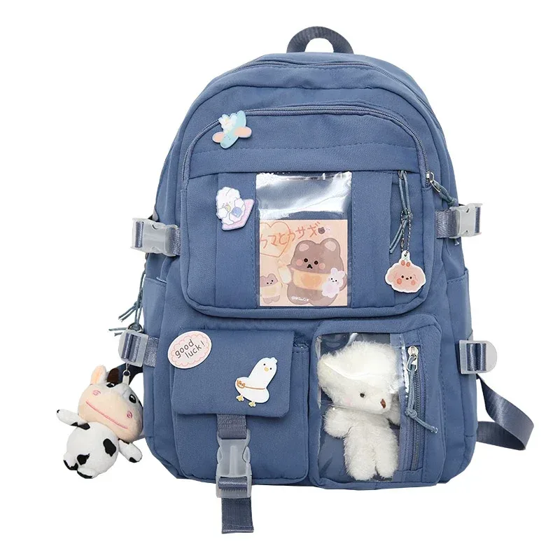 sacs à dos populaires pour filles, couleur rose violet, pour lycéennes, sans aucune version accessoire