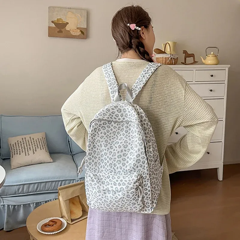 sac à dos léopard tendance, sac d'école, sac de voyage décontracté pour le quotidien, sac à dos léger grande capacité pour ordinateur portable, sac à livres