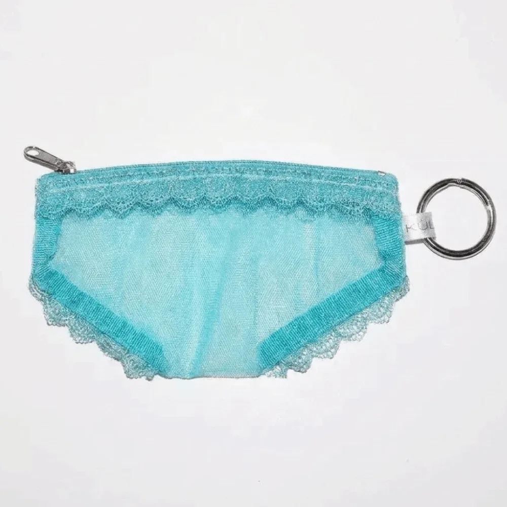 pochette de rangement cosmétique unique en forme de cœur en dentelle transparente, trousse de toilette y2k en maille pour le voyage