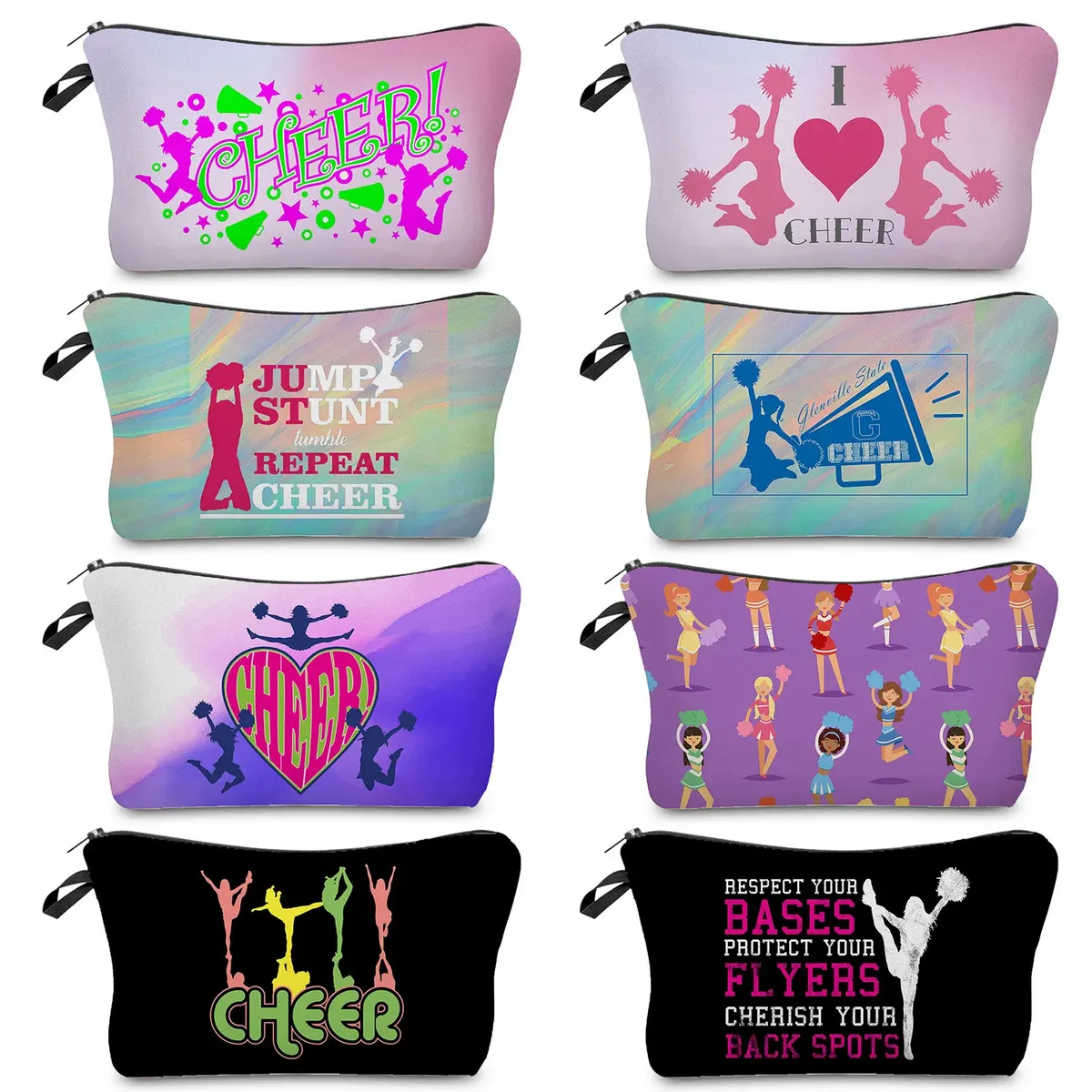 Trousse à cosmétiques pom-pom girl pour femmes, trousses de maquillage pour adolescentes, pocommuniste de maquillage pour femmes, cadeau
