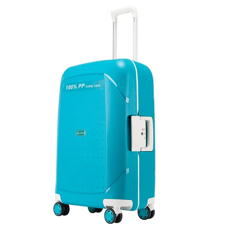 valise à roulettes ultralégère, 100% pp, anti-grattage, bagage à roulettes, spinner, valise de voyage rigide, 20 po, 24 po, 28 po