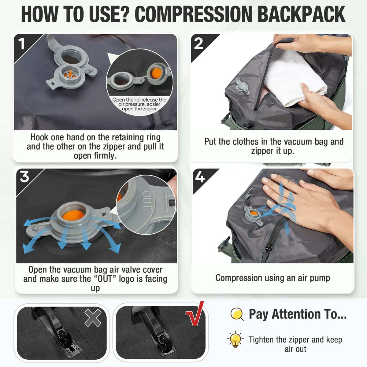 Sac à dos de voyage sous vide 40x30x20 pour cabine Ryanair Wizzair Easyjet, sac à dos de transport pour avion, sacoche pour ordinateur portable