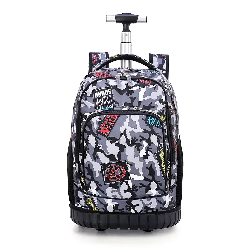 24 pouces école sac à dos roulant sacs enfants voyage chariot sac teeangers enfants sac à dos à roulettes pour fille sac d'école avec roues