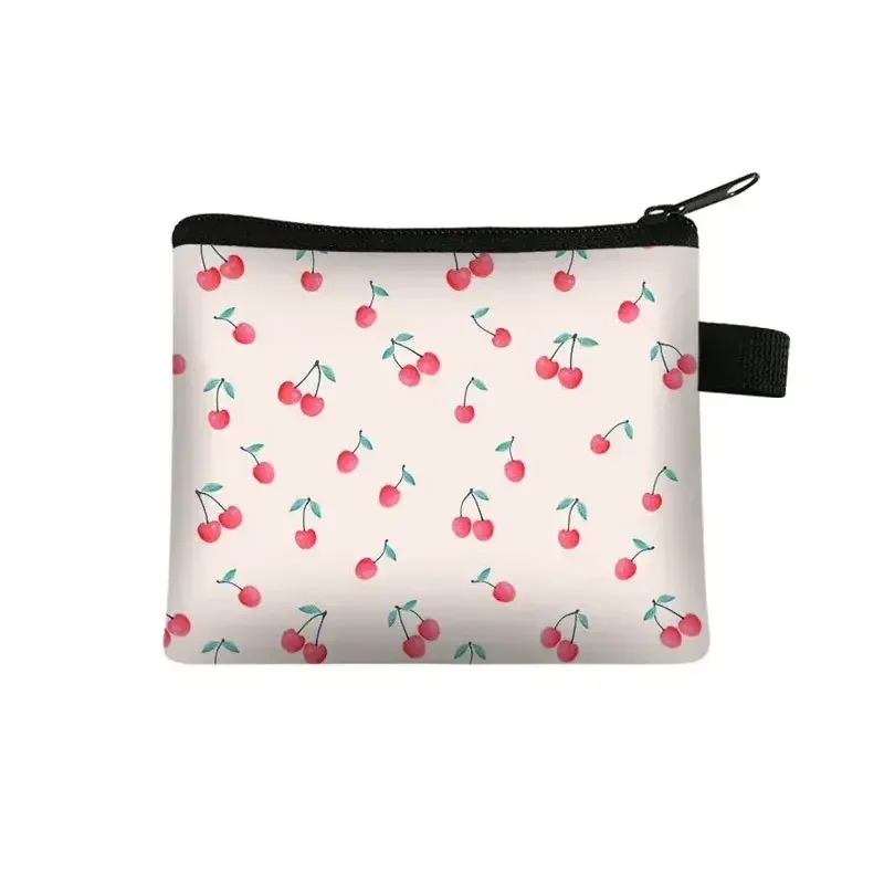 petit sac à cosmétiques imprimé floral pour filles et femmes, sac de rangement pour serviettes hygiéniques, sac de rangement pour pièces de monnaie, carte, argent, écouteurs, porte-rouge à lèvres, pochette