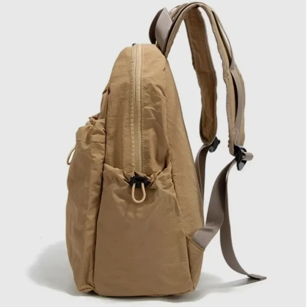 sac à dos léger et décontracté pour voyage, sacs d'école en nylon de haute qualité, sacs étanches pour ordinateur portable, femmes et hommes