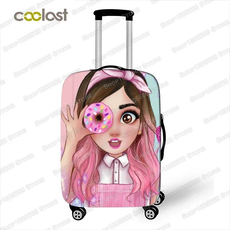 juste de bagage imprimée dessin animé pour filles, super spinal, accessoires de voyage, valise trolley, housses de protection de bagages, housse de valise anti-poussière
