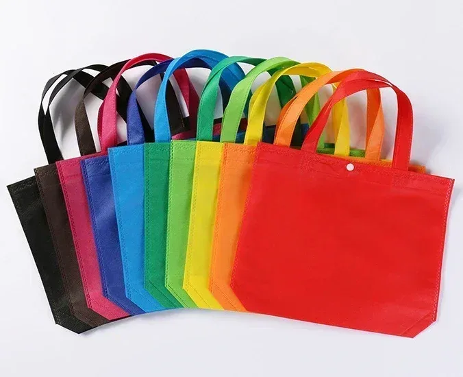 sac de courses pliable réutilisable, grand sac d'épicerie de fruits non tissé écologique, sac à main de rangement de voyage, sac à bandoulière