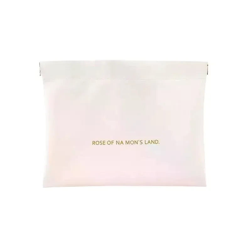 sac de rangement en cuir pu, sac de rangement à fermeture automatique, sac à main étanche, ligne de chargement d'écouteurs portables, sac de bijoux de rouge à lèvres cosmétique