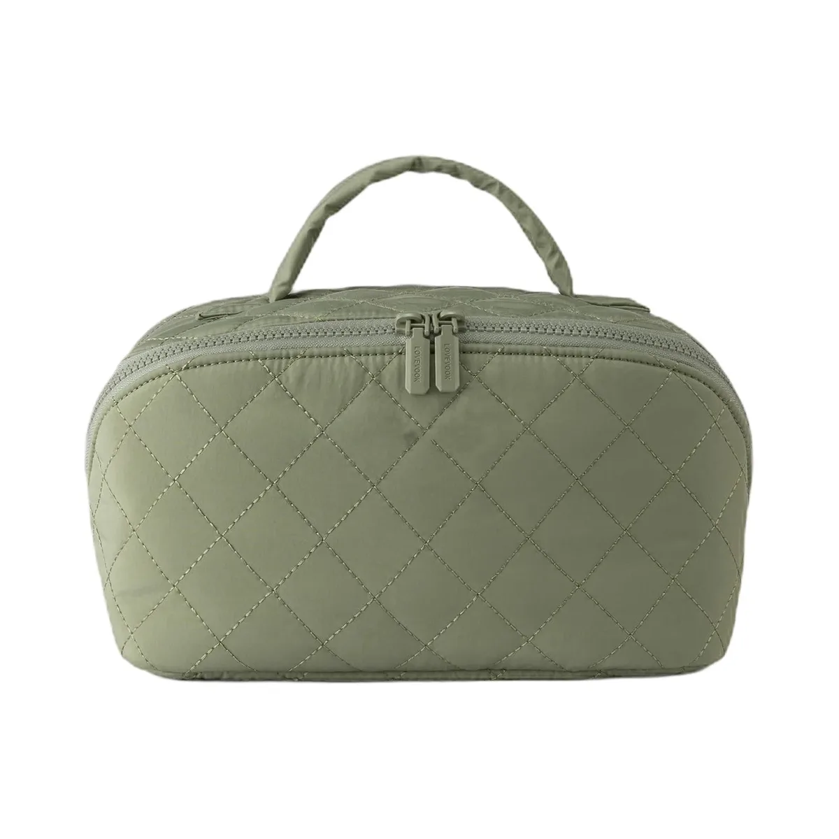 sac à cosmétiques portable de grande capacité, organisateur de toilette de voyage étanche avec poignée pour femmes