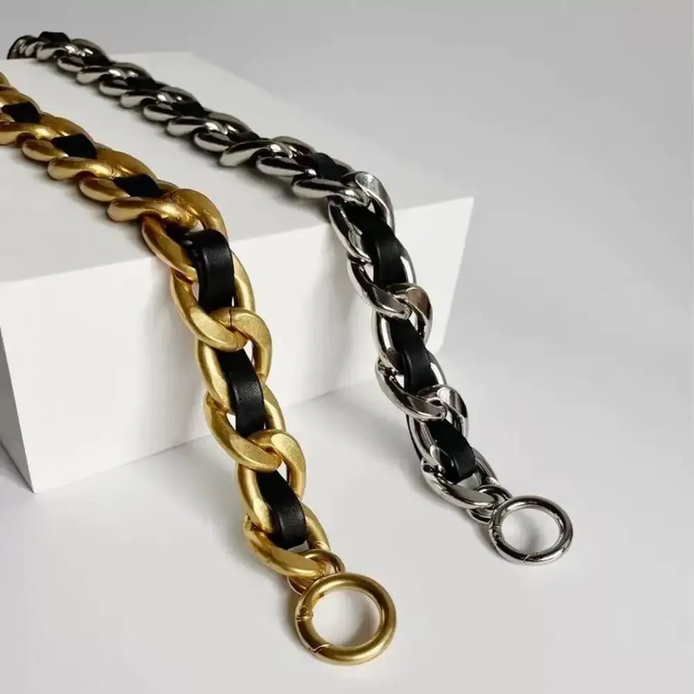 sangle de sac amovible, élégante, avec chaîne, sangle d'extension classique pour sac à bandoulière, chaîne durable pour sac à main, pour usage quotidien