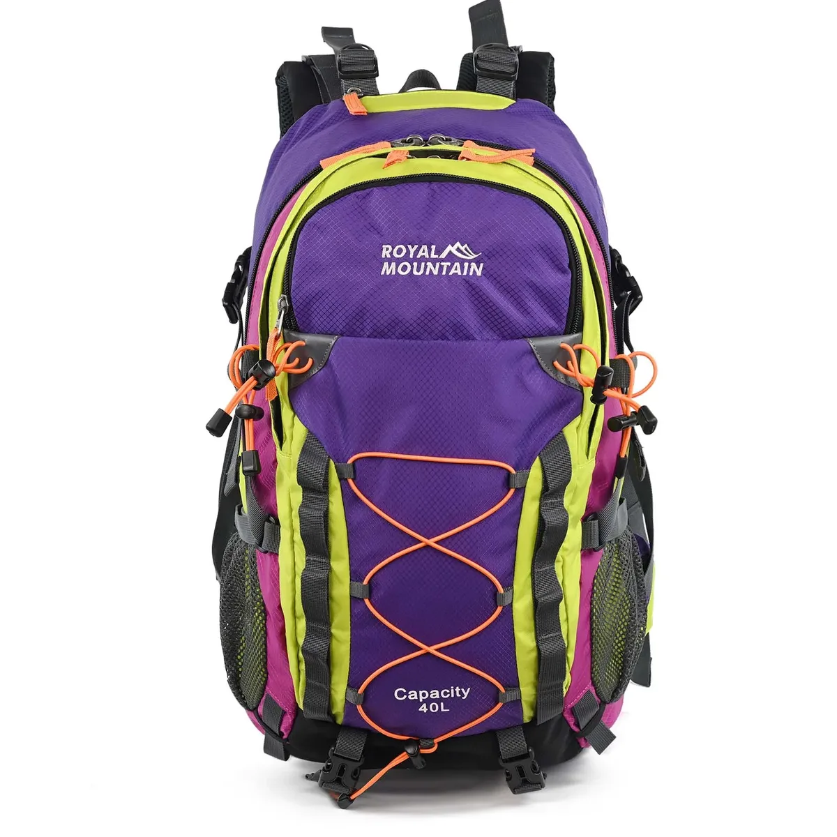 Sac à dos de randonnée et d'extérieur de 30L avec housse de protection contre la pluie, tissu résistant à l'eau, multi-compartiments, adapté à tous les genres et à tous les environnements.