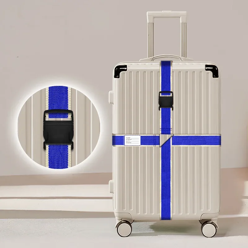 sangles à bagages avec cadenas à combinaison, sangles épaissies pour valises et chariots, sangles à cadenas à combinaison pour voyages internationaux