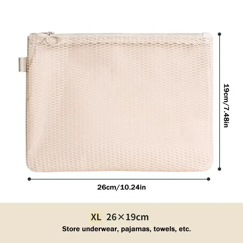sacs de rangement pour maquillage de voyage, porte-monnaie en maille, mini sac portable simple, sac carré polyvalent, porte-cartes à double fermeture éclair