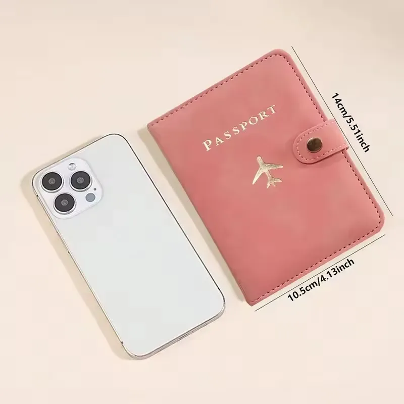 porte-passeport pour voyage essentials, étui portefeuille pour accessoires de voyage, porte-livres de passeport pour femmes/hommes