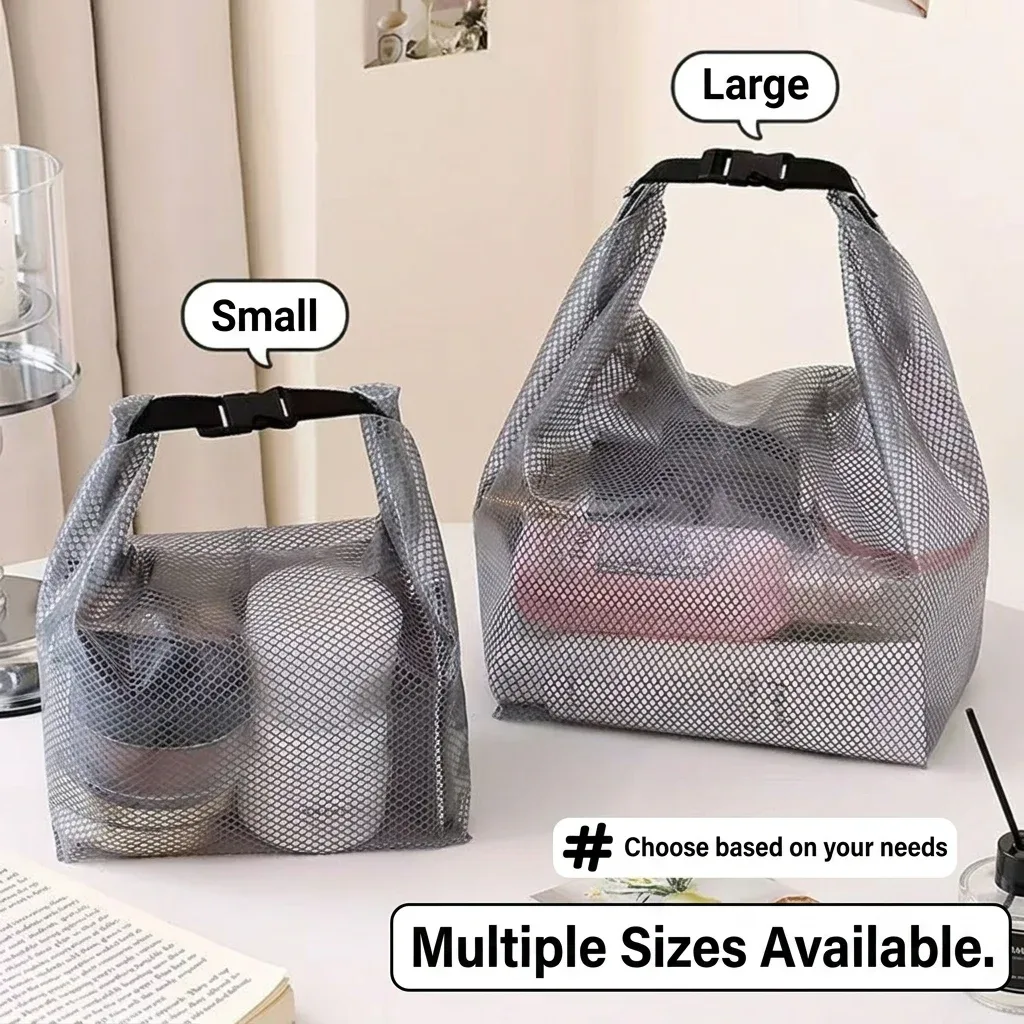 Sac de rangement portable et étanche pour vêtements de sport, idéal pour la natation et la salle de bain, sac élastique de grande capacité pour le rangement.