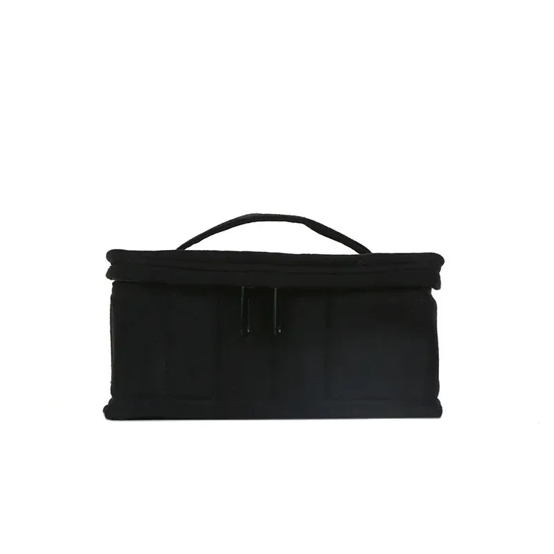 sac de voyage portable et pratique pour huiles essentielles, 17 compartiments, en tricot, anti-humidité, pochette cosmétique type enveloppe rouge