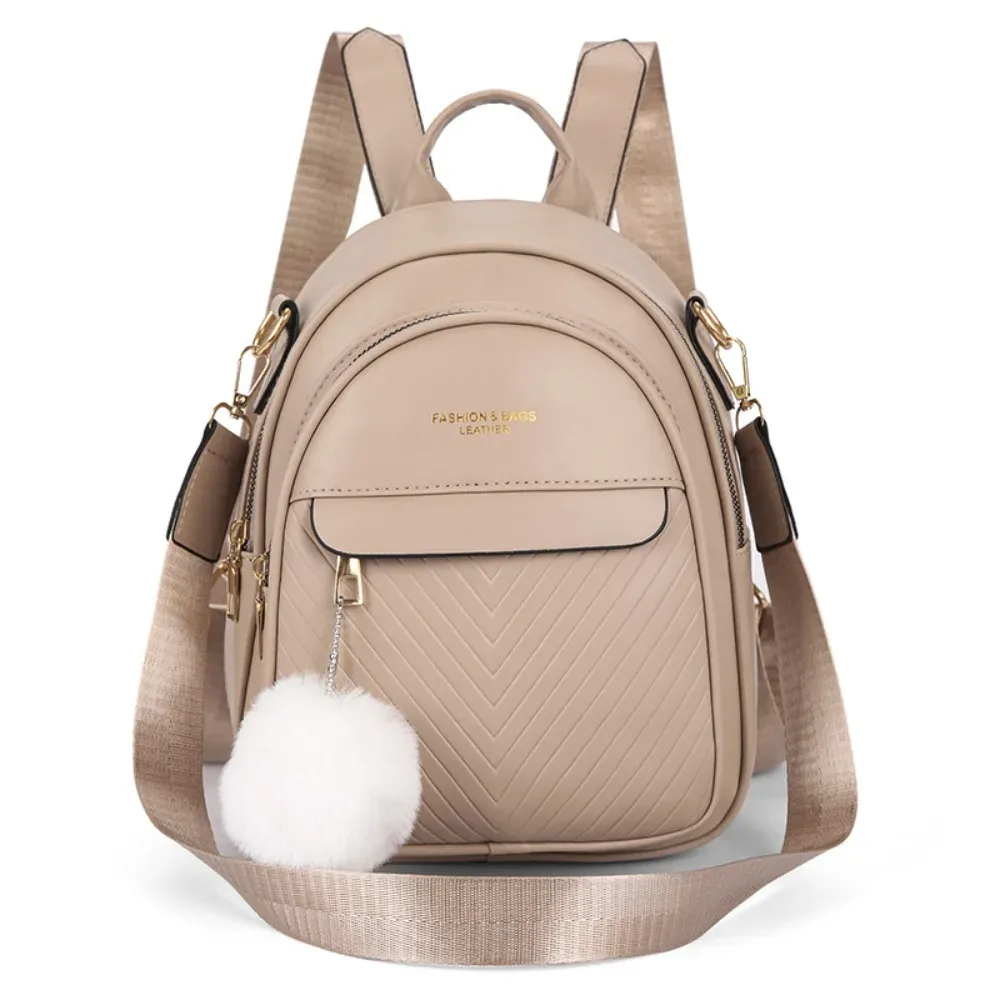 petit sac à dos carré en cuir pu, simple et tendance, sacs d'école décontractés en pu, grande capacité, mini sacs de luxe légers pour femmes, voyage quotidien