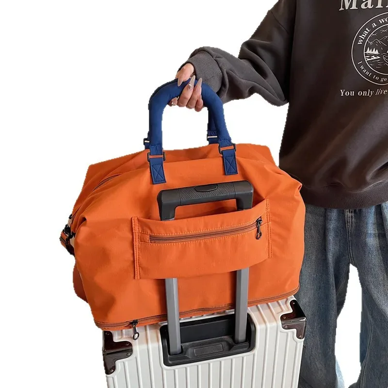nouveau sac de sport grande capacité avec séparation humide/sec, sac de voyage léger pour hommes et femmes, sac de rangement pour courts séjours
