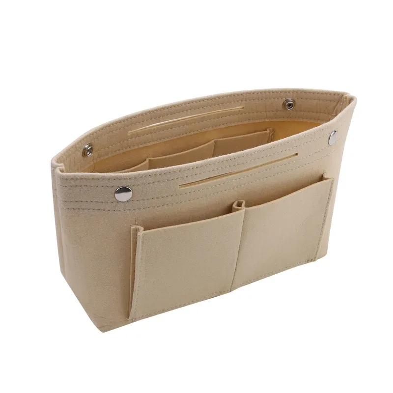 sac de maquillage à insertion multifonction pour femmes, sac à main intérieur de voyage, sacs à cosmétiques pour dames, organisateur de rangement portable, fourre-tout 2024
