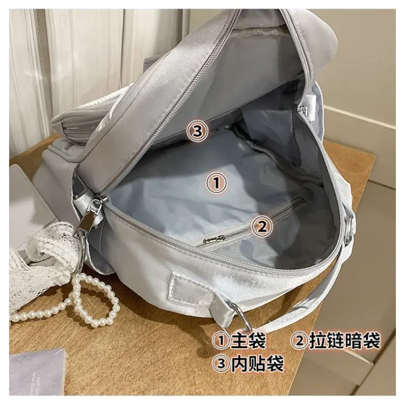 nouveau sac ulzzang y2k ita pour fille mignonne, sac à dos de grande capacité style preppy pour les déplacements quotidiens, sac à bandoulière décontracté à une épaule