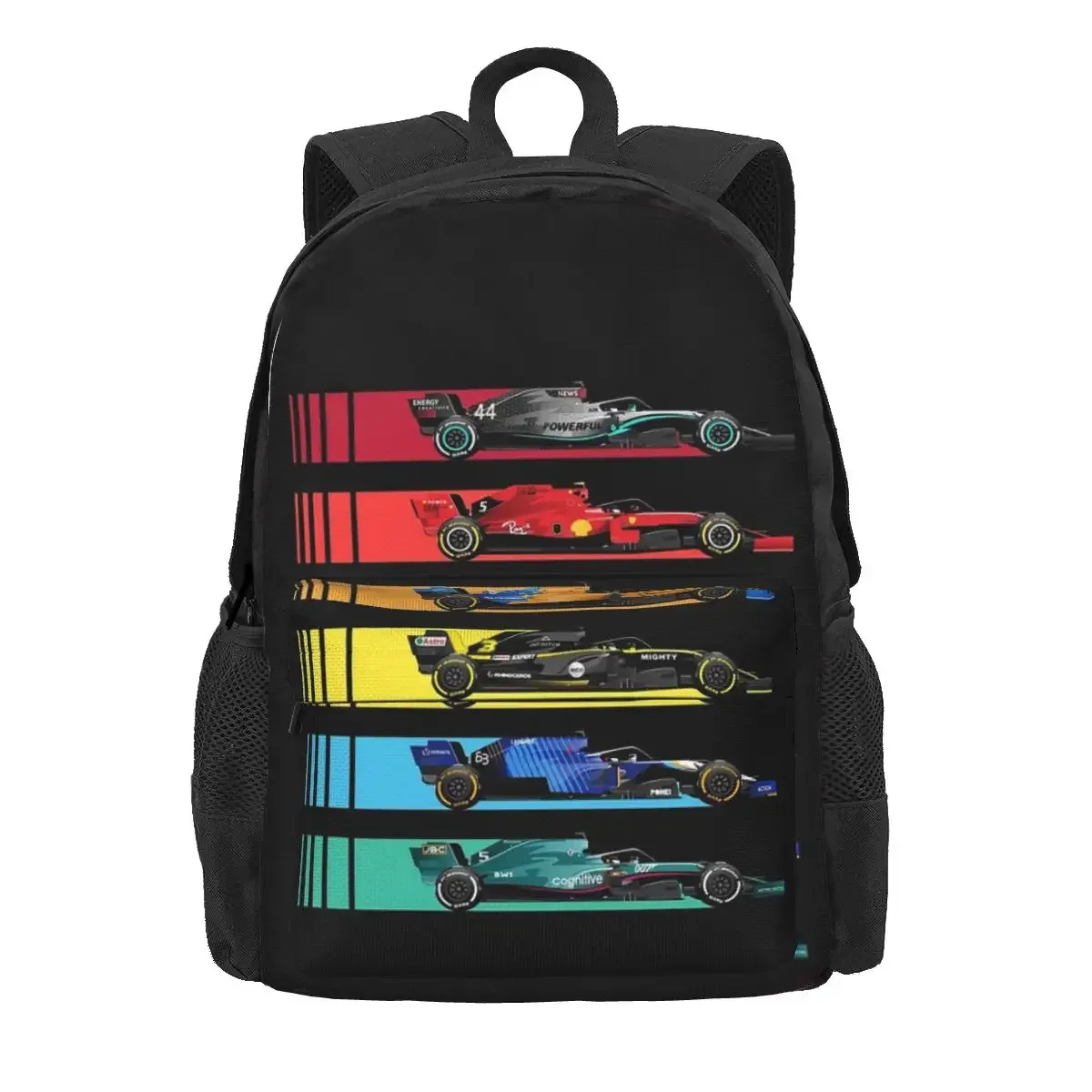 sacs à dos de voiture de course de formule pour enfants, cartable pour garçons et filles, sacs d'école pour enfants, sac à dos de dessin animé pour enfants, sac à dos pour ordinateur portable, sac initié