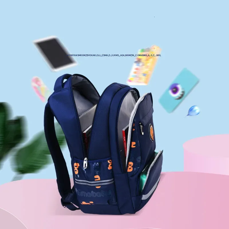 sac à dos d'école primaire étanche pour enfant fille et garçon