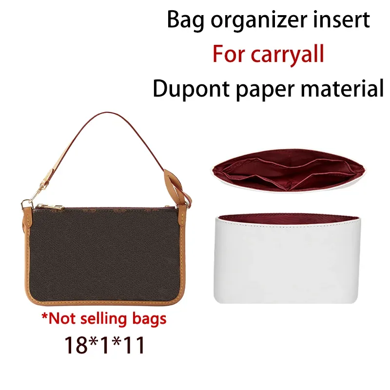 insert organisateur de sac pour portefeuille s, support de sac de mode durable, rangement, modification intérieure, accessoires de sac