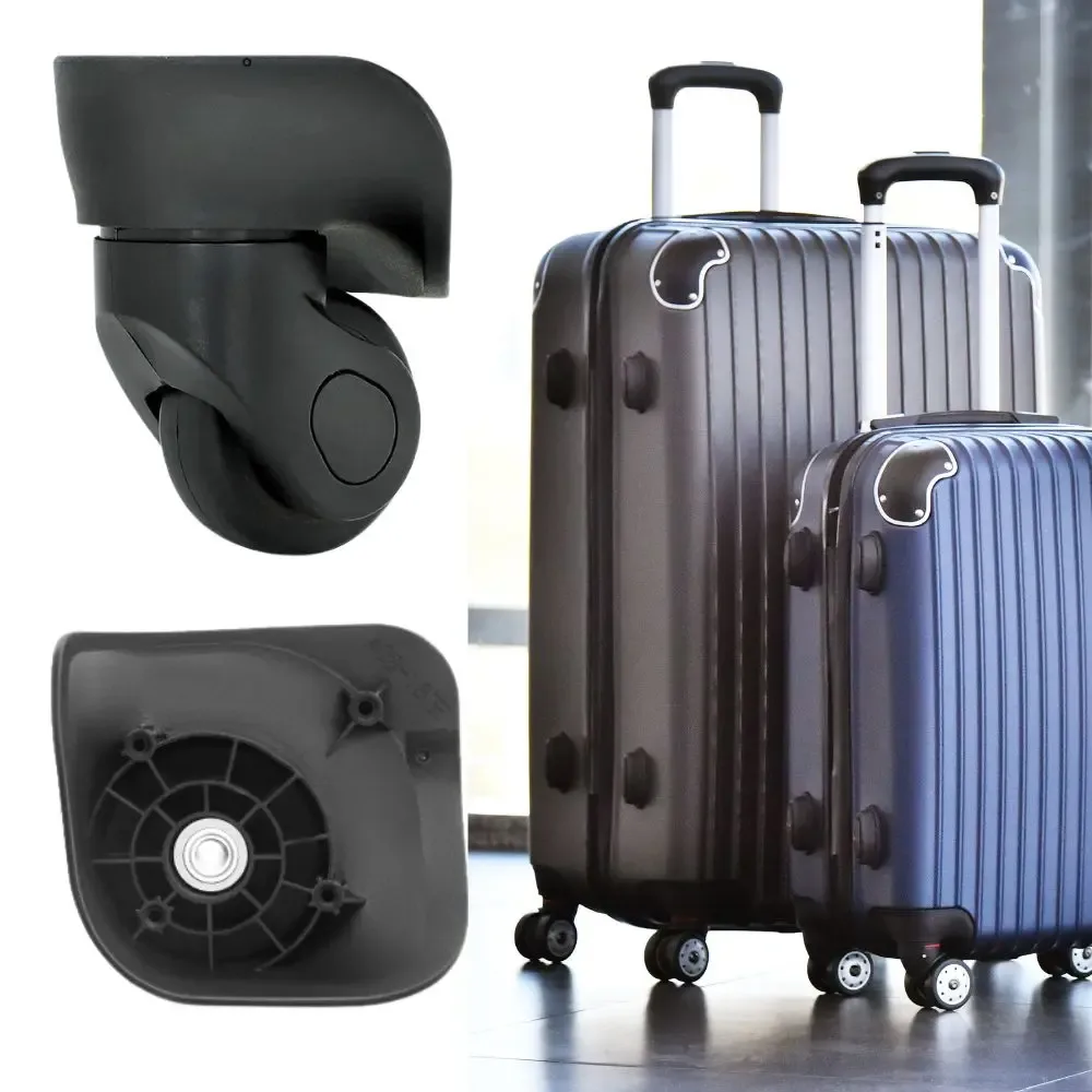 2 pièces valise bagages universel 360 degrés roues pivotantes silencieux chariot valise roues remplacement réparation main spinner roulette