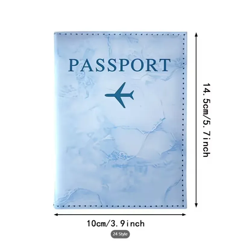 housse de passeport personnalisée avec photo sur mesure, housse de protection de voyage durable avec emplacements pour cartes de crédit, porte-passeport et documents d'identité
