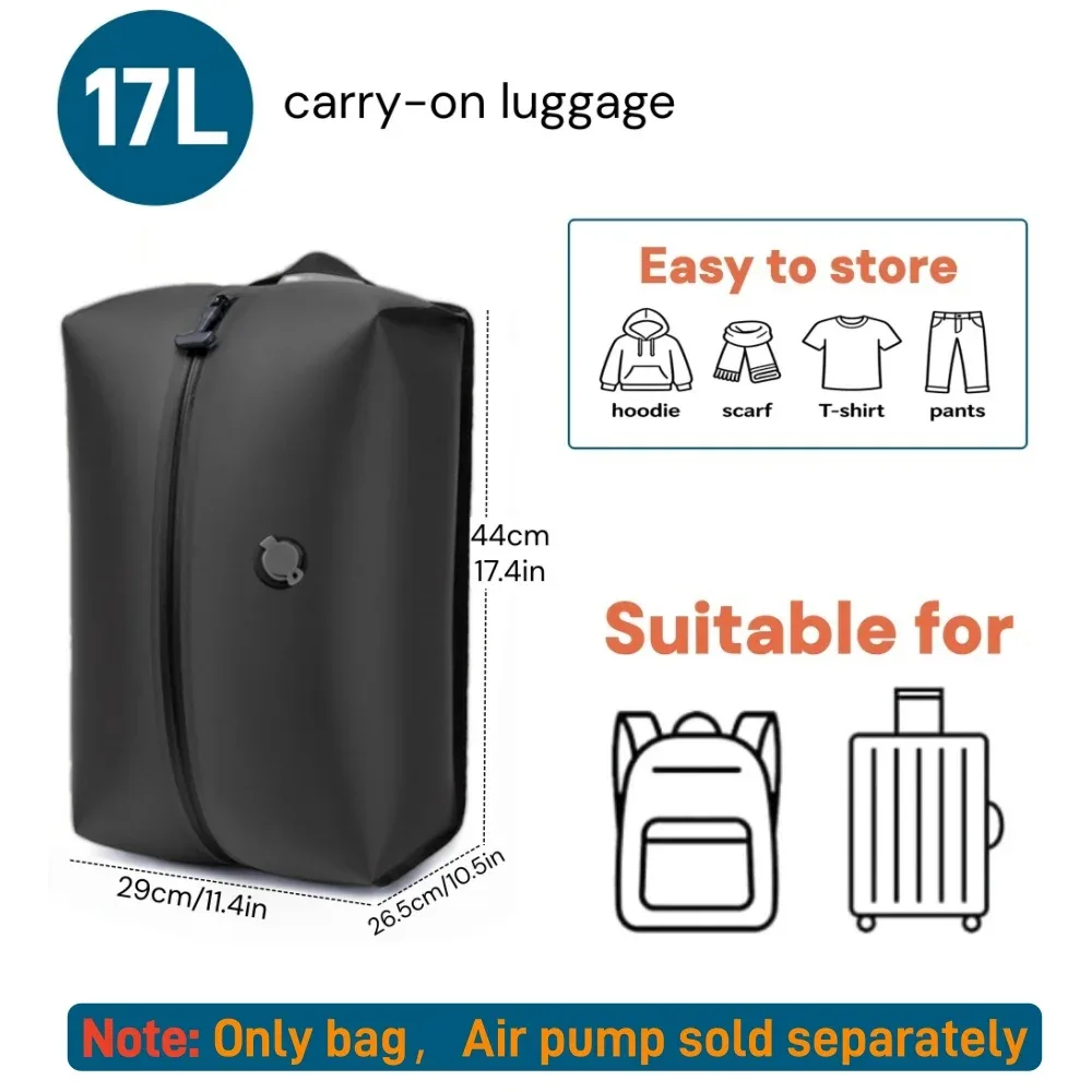 sacs de compression de voyage, sacs de rangement sous vide imperméables pour vêtements et valises, sacs gain de place pour les essentiels de voyage et de déménagement,voyage & avion accessoire,vacances indispensable