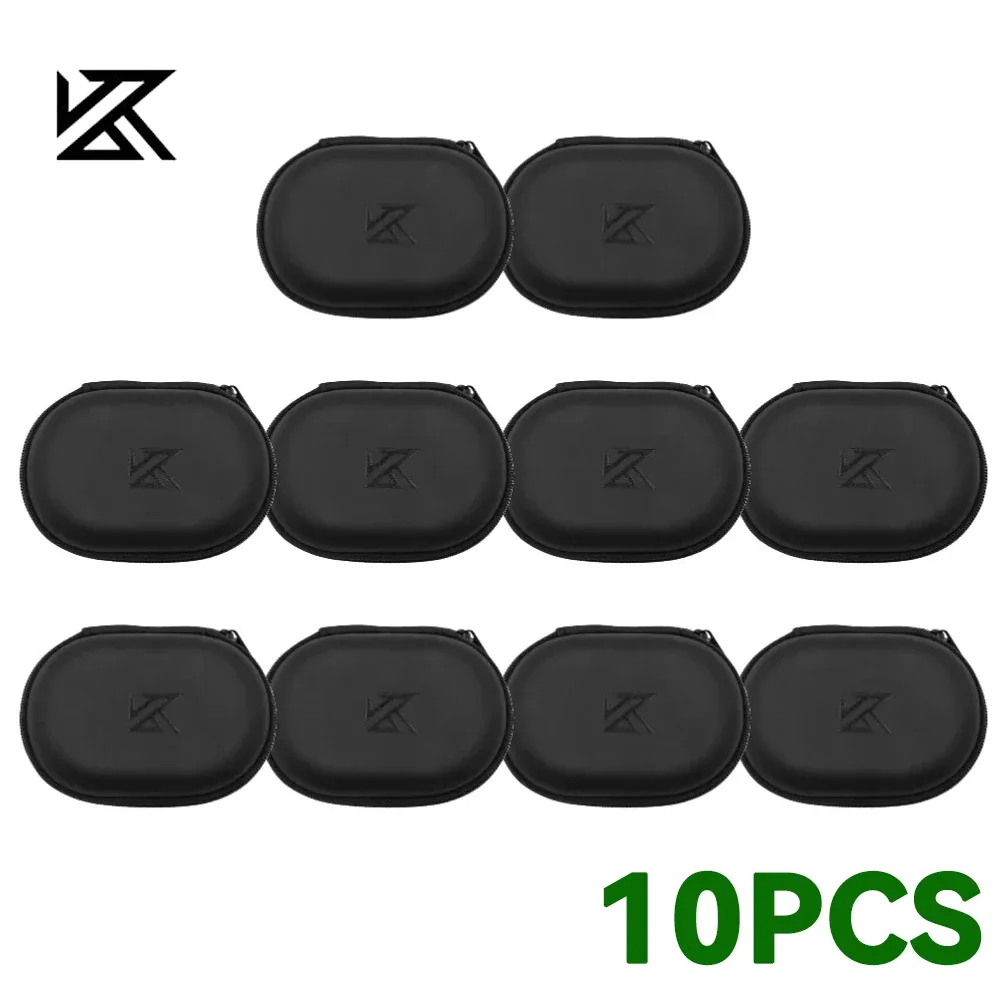 sac de rangement pour écouteurs filaires, 1 à 10 pièces, étui de transport universel pour écouteurs filaires, boîte de rangement en pu, sac organisateur pour kz ba10 as10 es4