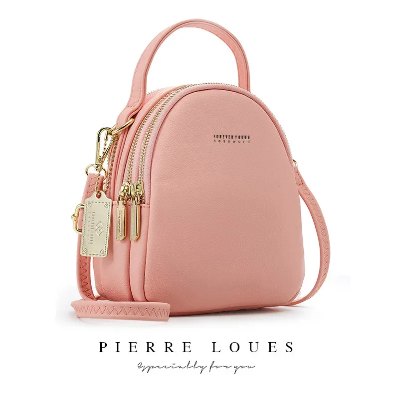 mini sac à dos pour femme, sac à main pour femme, fourre-tout multifonctionnel, sac initié de luxe, document solide, sac décontracté pour femme