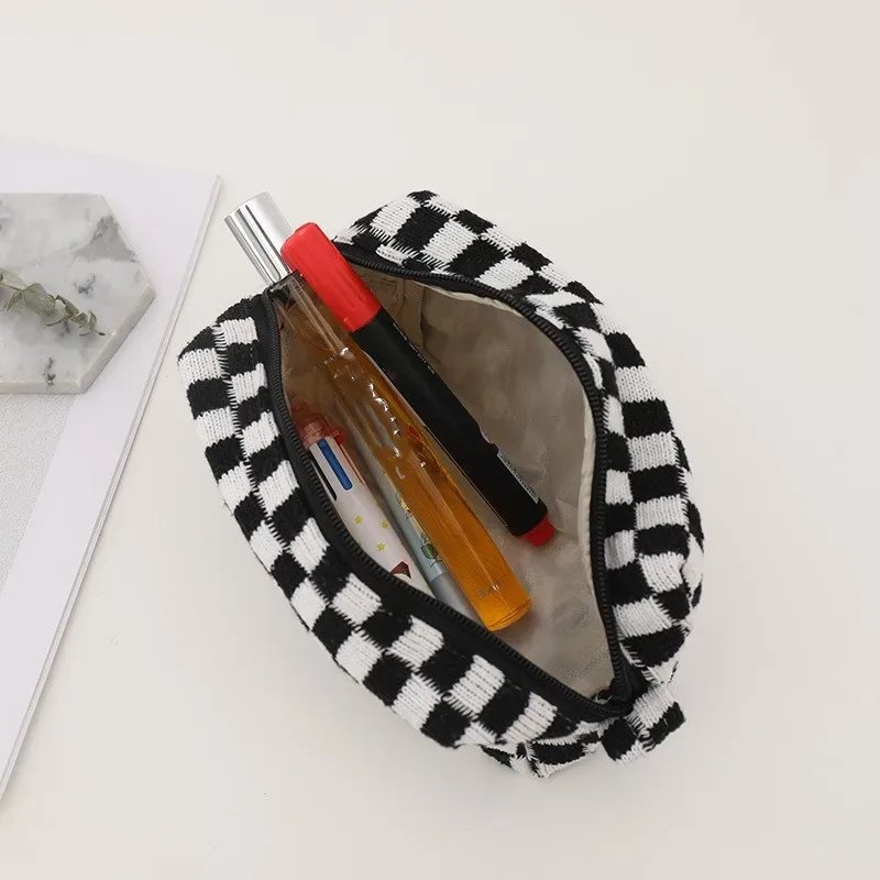 trousse à cosmétiques trousse de maquillage trousse de maquillage de voyage portable pochette à crayons mignonne trousse de toilette pour femmes pour les filles en voyage