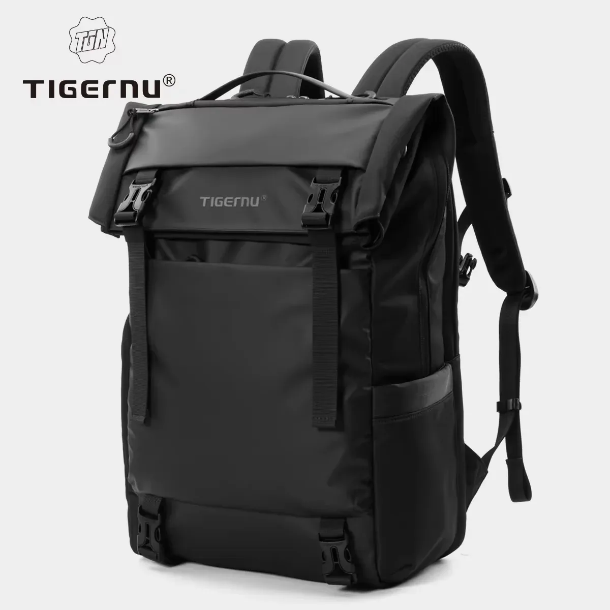 tigernu hommes mode sac à dos pour 14-15.6 pouces ordinateur portable capacité étendue voyage urbain école sac à dos quotidien résistant aux éclaboussures sac