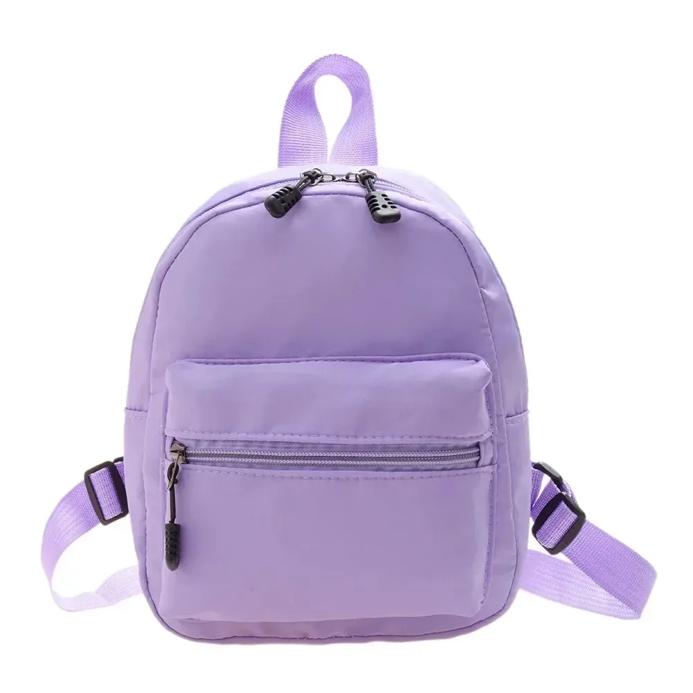 sac à dos en nylon, mini cartable pour filles, petit sac de voyage mignon pour femmes, sac à dos décontracté solide et imperméable, à la mode