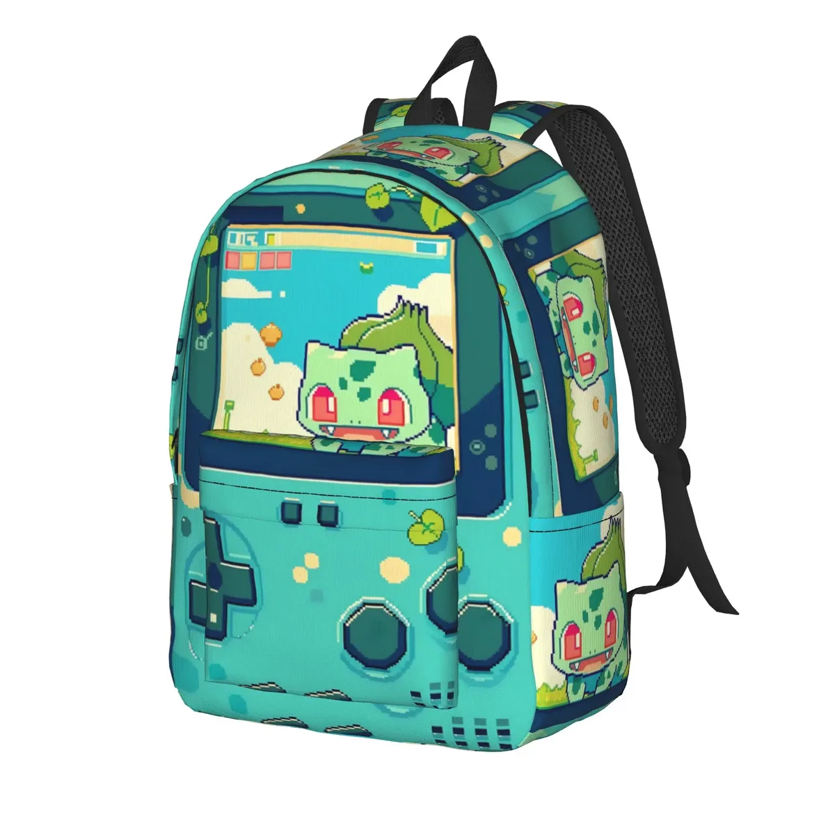Sac à dos à thème Pokemon amusant et tendance, Mochilas Fashion pour le travail, sac à dos à bandoulière robuste