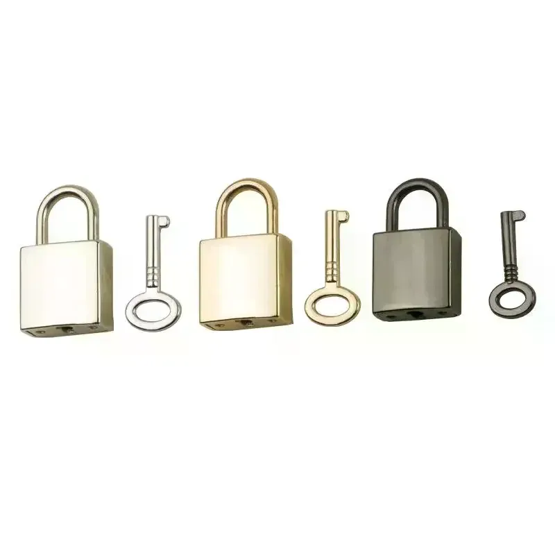 cadenas miniatures en métal de haute qualité avec clé pour bagages, boîte à bijoux, boîte de rangement, journal, valise, sac – ensemble de cadenas