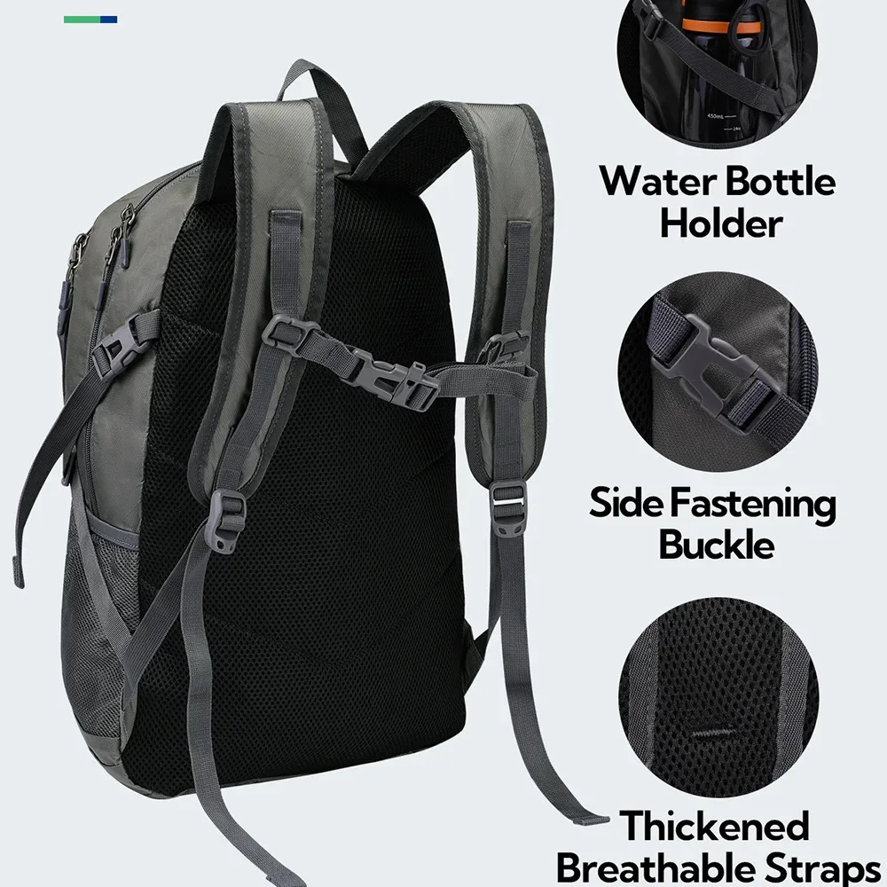 sac à dos de randonnée pliable pour homme et femme, sac à dos léger, pliable, sport, voyage en plein air, camping, trekking, 28l