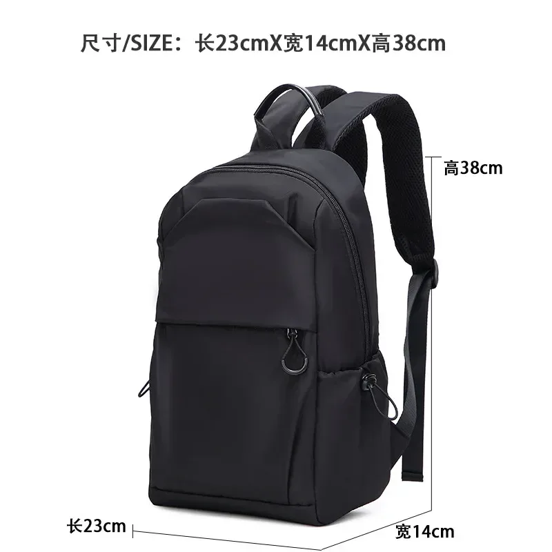 petits sacs à dos de sport en plein air pour hommes, sac d'école pour hommes, mode oxford grill, mini sacs de voyage initiés, sac à dos noir, 2024