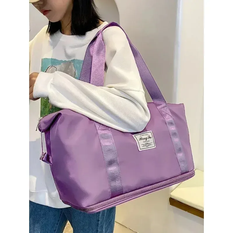 sac de voyage carry on, sac de sport, sac de rangement de grande capacité, sac à main, sacs en nylon imperméables pour le sport, l'école et l'emballage