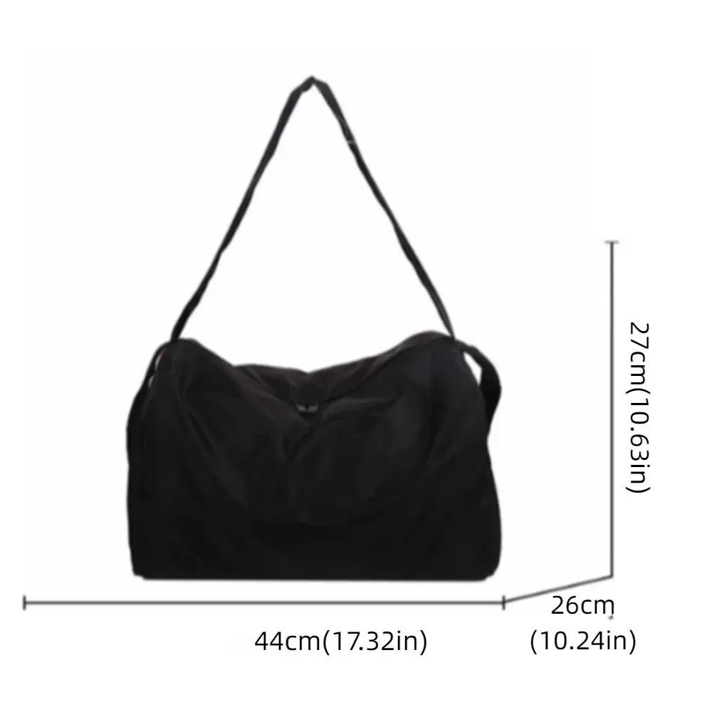 sac d'entraînement de yoga en nylon, grande capacité, couleur unie, sacs de sport, fitness, multifonctionnel, étanche, fourre-tout de voyage, affaires
