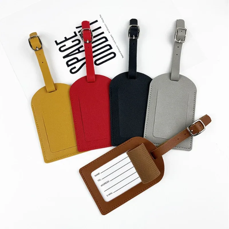 cartes d'embarquement d'avion multicolores, étiquettes volantes de boîte de voyage créative, étiquettes à bagages en cuir chancelier lisses enregistrées, vente à chaud