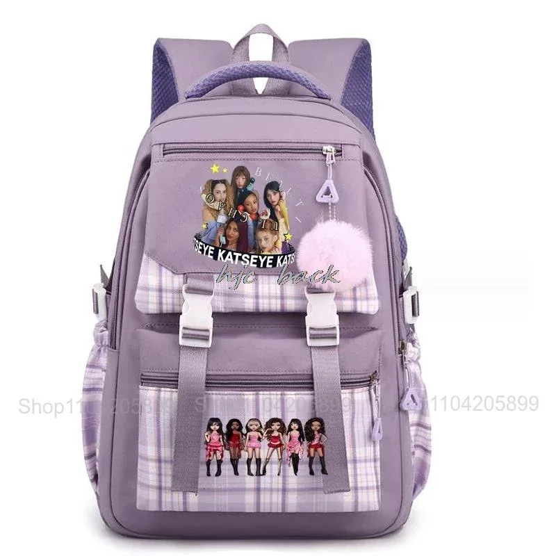 sac à dos katseye tendance, amusant, style kpop, pour filles, sacs d'école, sacs à dos pour adolescentes, étudiantes, voyages quotidiens, sac à dos pour ordinateur portable