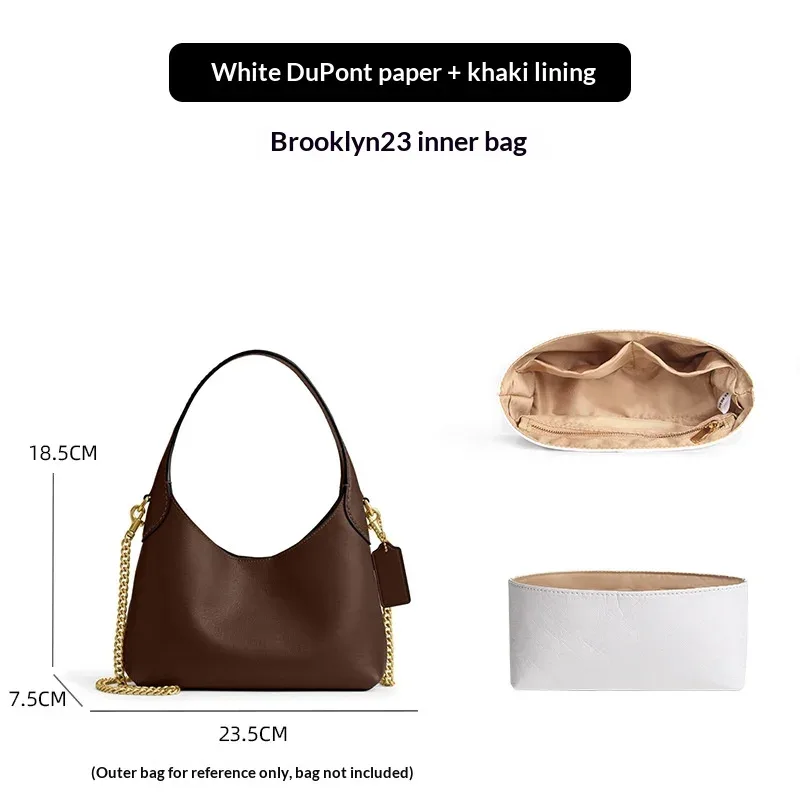 insert organisateur de sac pour brooklyn 28 34 39, insert de sac léger, rangement, accessoires de support pour sacs en papier imperméables