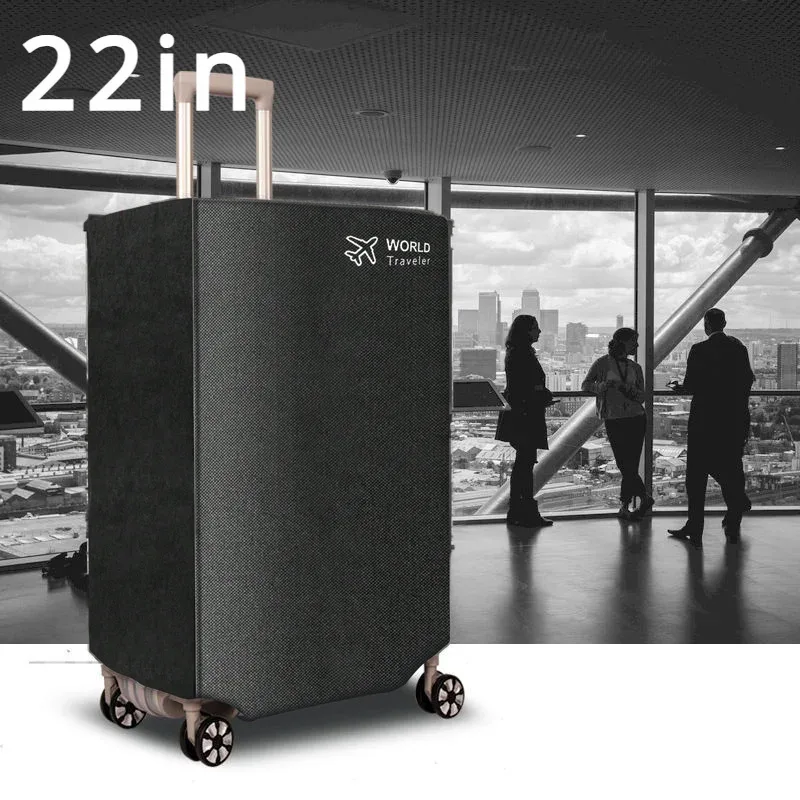 housse de protection pour bagages non tissée, 1 pièce, anti-poussière, valise à roulettes, résistante à l'usure, anti-rayures