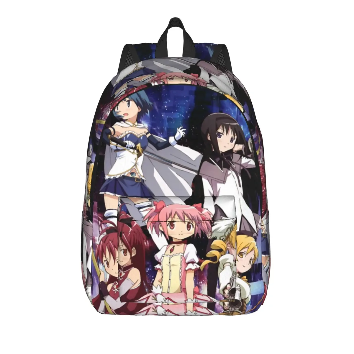 sac à dos anime puella magi madoka magica pour hommes et femmes, sac à dos d'école secondaire, sac à bandoulière pour ordinateur portable kaname madoka