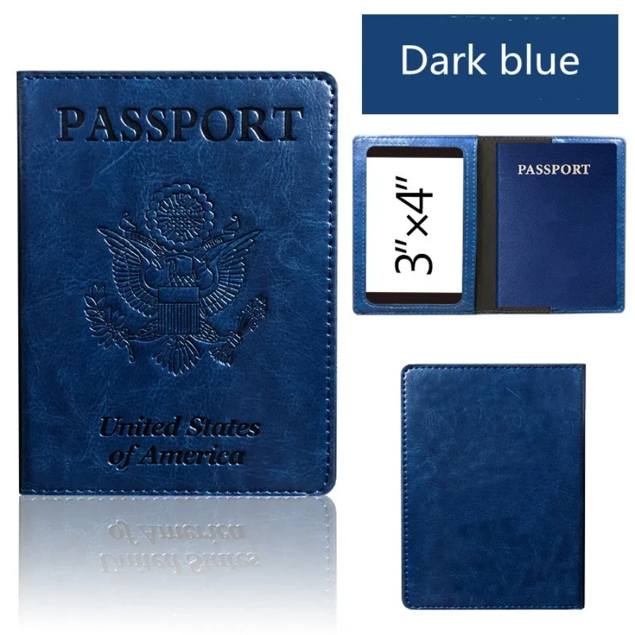 couverture de porte-passeport, portefeuille essentiel de voyage, blocage rfid, étui pour cartes en cuir, indispensable pour voyage international, accessoire de voyage